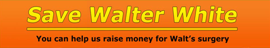 Save Walter White banner